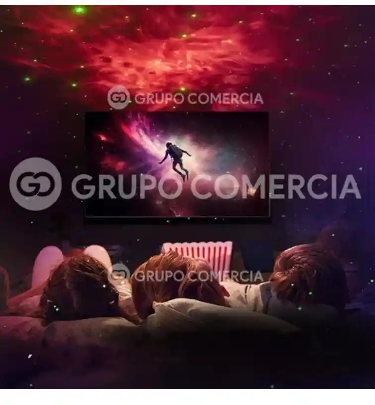 Lámpara Proyector Astronauta De Galaxias Nebulosa Bluetooth