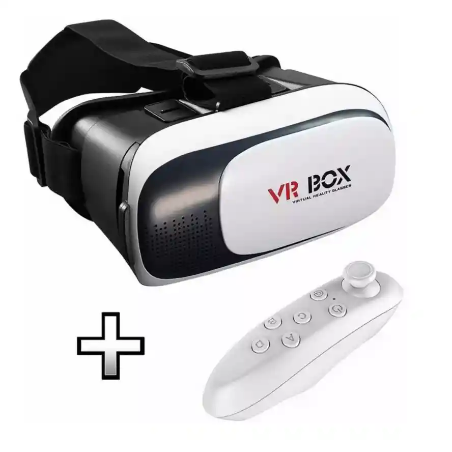 Gafas 3d Realidad Virtual Vr Box + Control