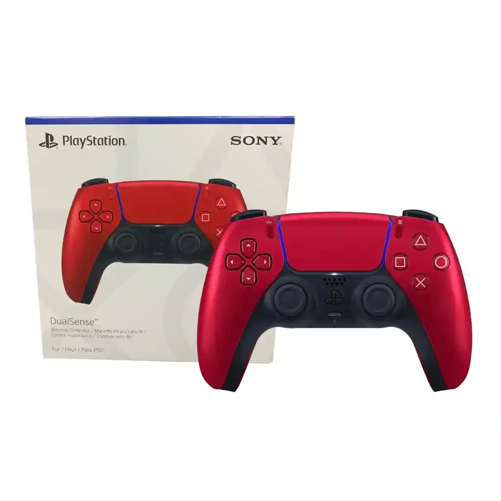 Control Para Ps5 Rojo Metalizado Original Dualsense