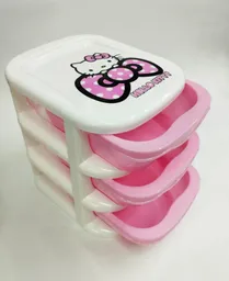 Organizador De Hello Kitty De 3 Cajones (10x11)