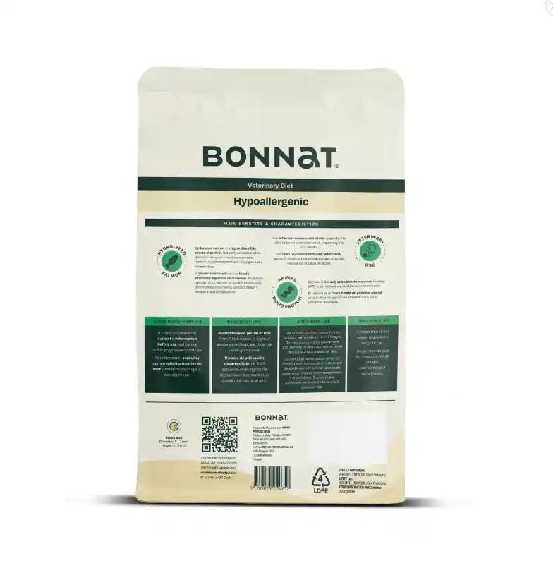 Bonnat Diet Feline Hypoallergenic X 2 Kg