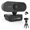 Webcam Camara Web Linkon Fullhd 1080p Usb Microfono +tripode