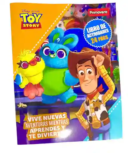 Libro De Actividades Y Colorear Toy Story 24 Paginas Primavera