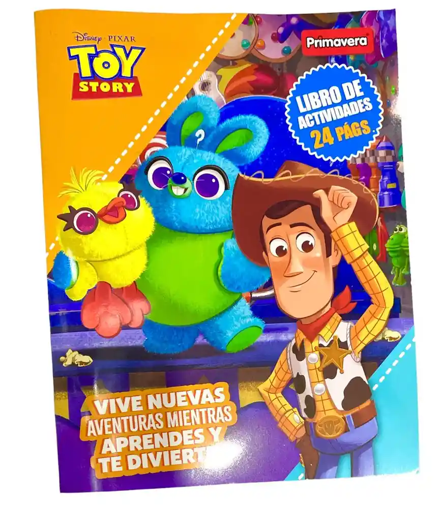 Libro De Actividades Y Colorear Toy Story 24 Paginas Primavera