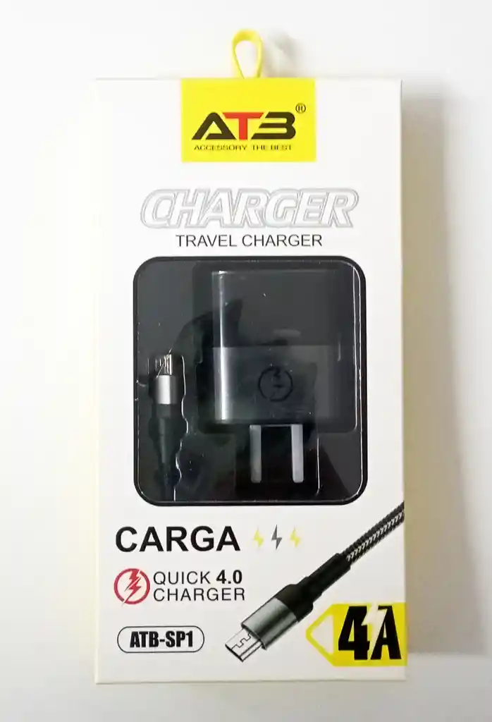 Cargador Para Celular Sp 1 V8 Marca Atb