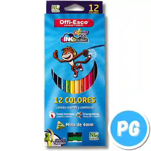 Caja Color Offiesco X 12 Unipunta