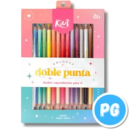 Caja Colores Norma Kiut X15 Unidades Doble Punta