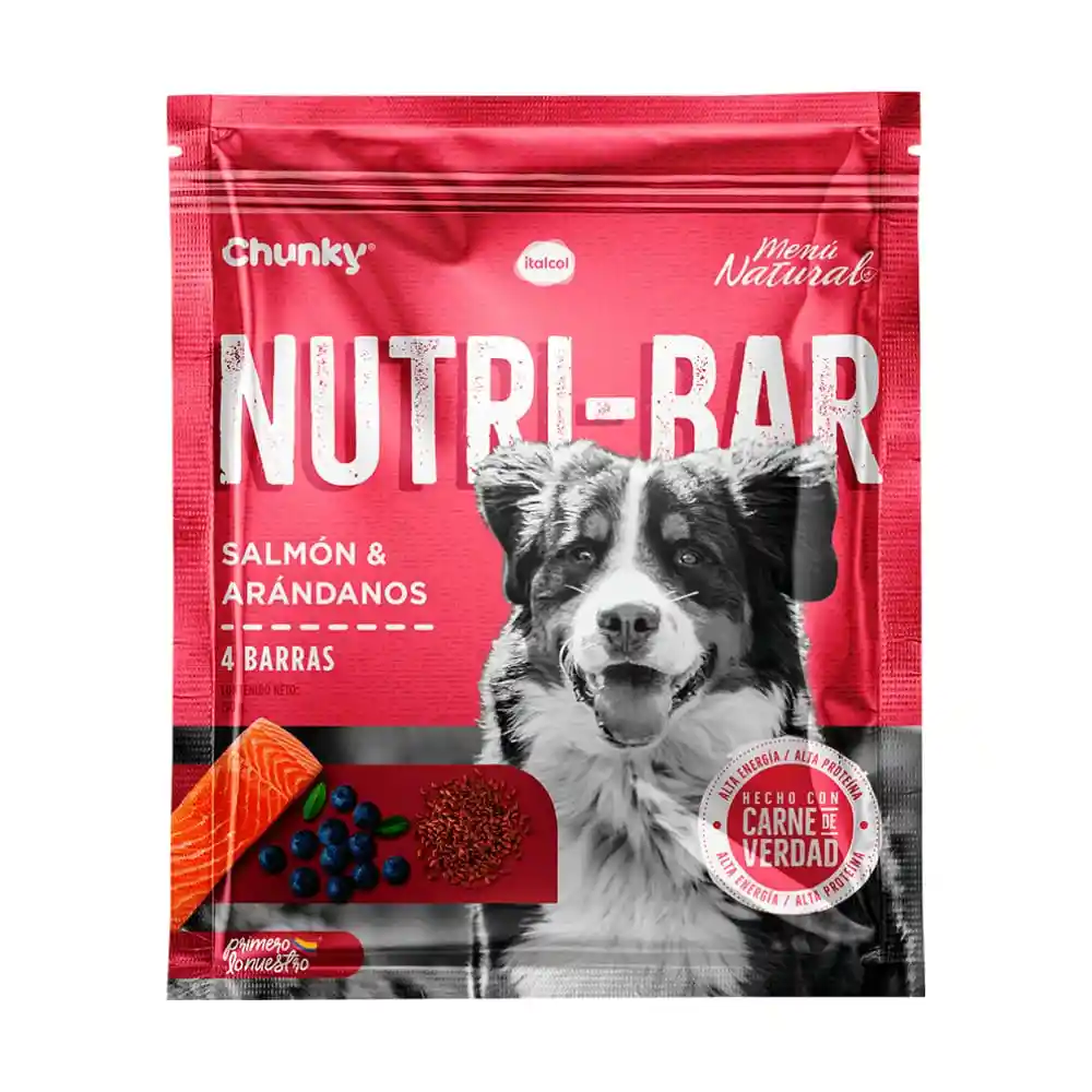 Nutri-bar Salmon Arandanos Presentacion *150 Gramos (4 Barras)