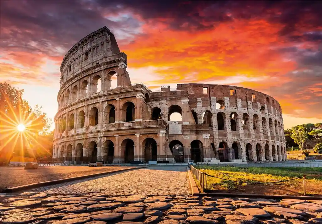 Rompecabezas 1000 Piezas Paisaje Coliseo De Roma Clementoni