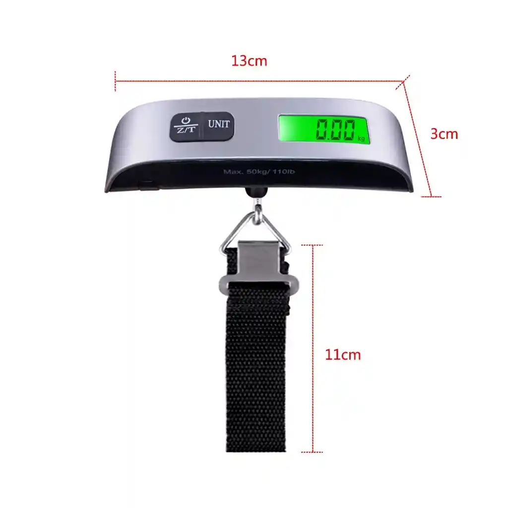 Báscula Digital Portátil Para Equipaje - Pesa Maletas Y Facilita Tus Viajes
