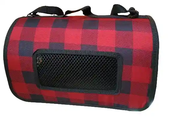 Huacal De Tela Pequeño Rojo