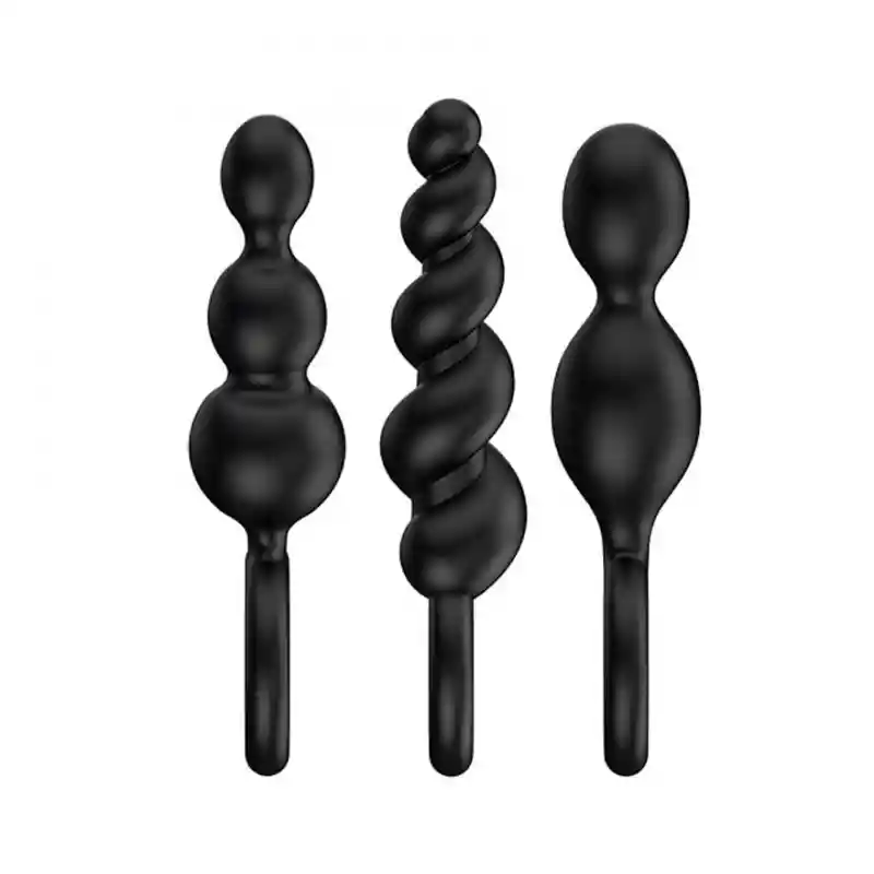 Plugs Anales Booty Call Negros Satisfyer