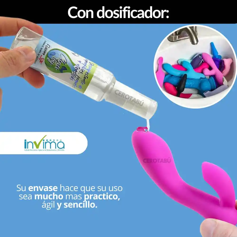 Limpiador Juguetes Toy Cleaner Desinfectante Vibrador Dildo