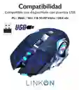 Kit Set Gamer Teclado Led + Mouse Inalambrico Usb Recargable