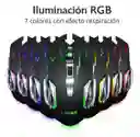 Kit Set Gamer Teclado Led + Mouse Inalambrico Usb Recargable