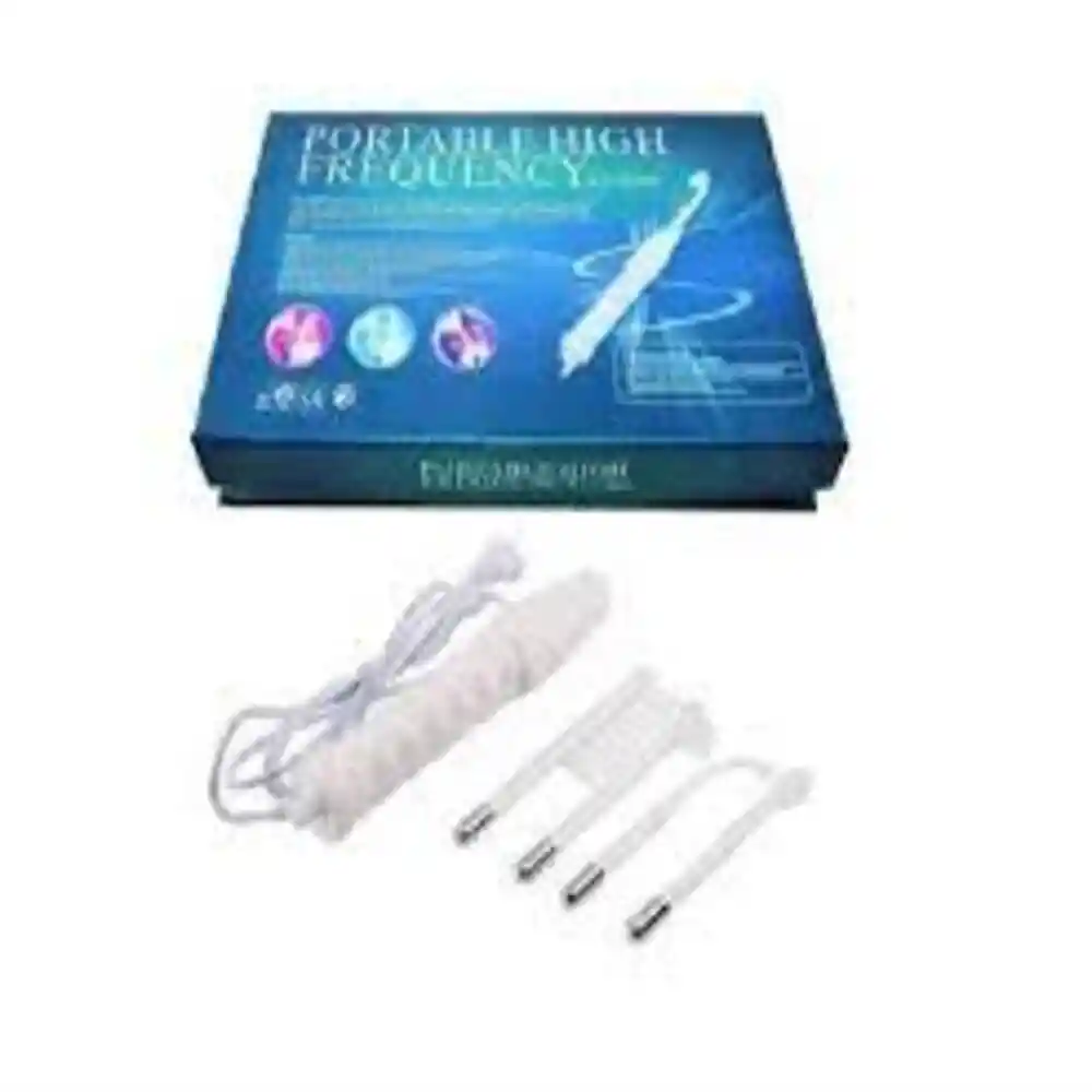 Alta Frecuencia Portátil Facial Y Corporal 4 Electrodos