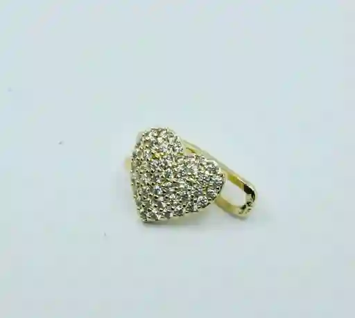 Earcuff Dorado Corazon