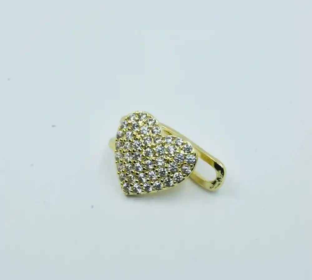 Earcuff Dorado Corazon