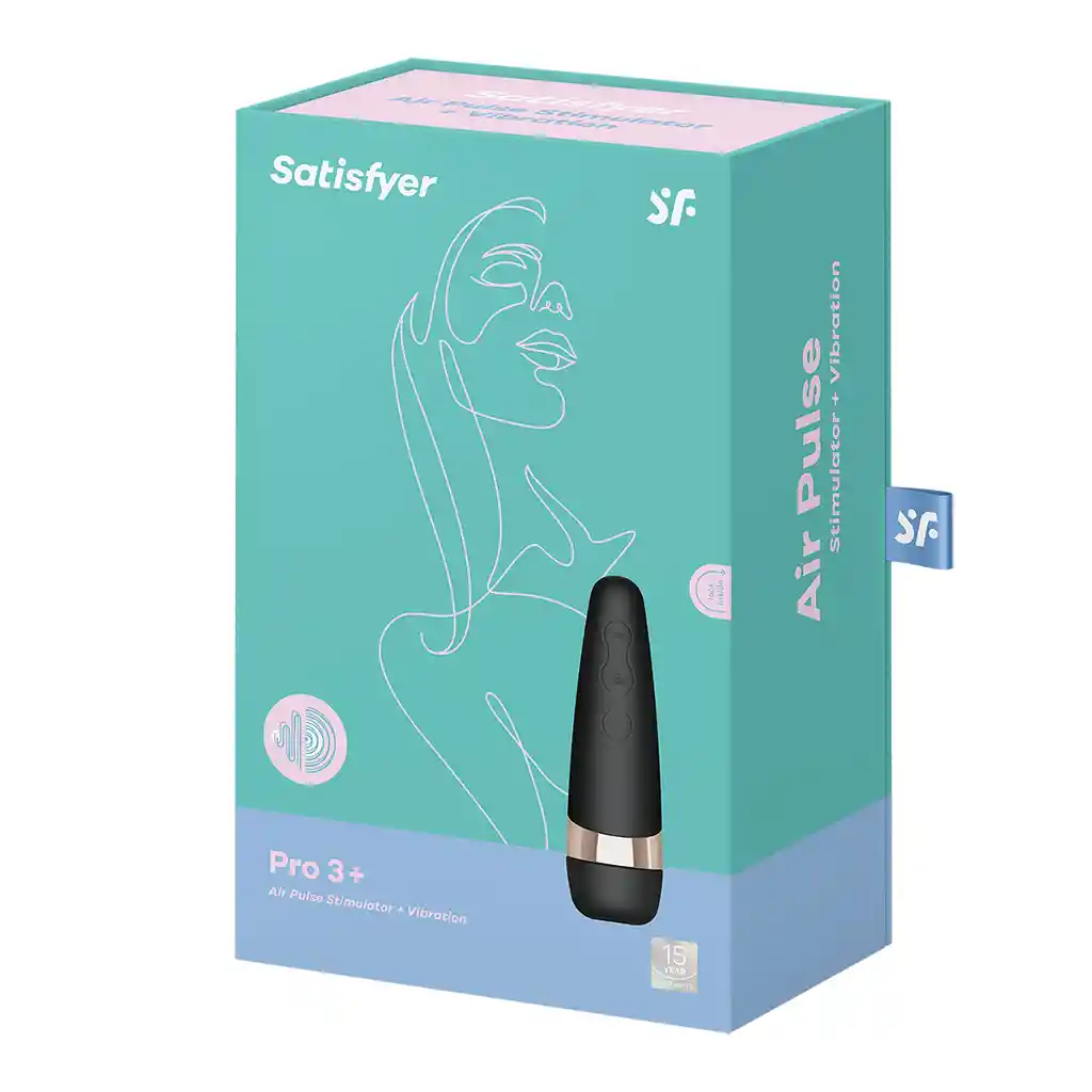 Vibrador Pro 3+ Negro Satisfyer