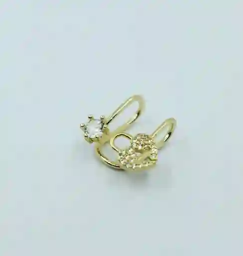 Earcuff Dorado Candado