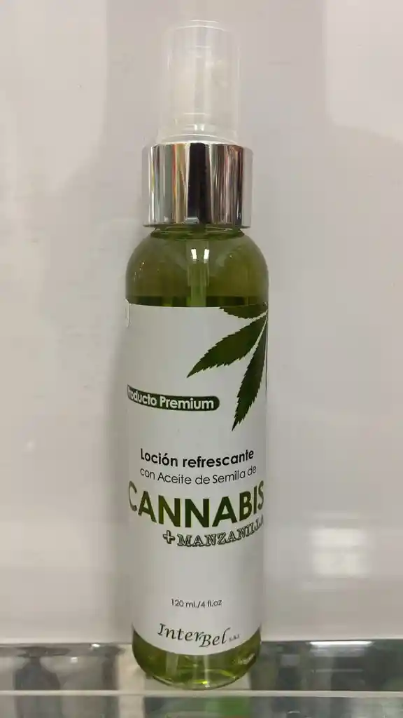 Locion Con Aceite De Cannabis Mas Manzanilla X 120 Ml Inter Bel