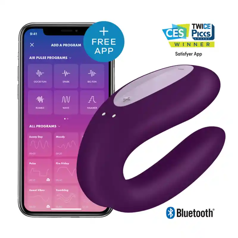 Vibrador Double Joy Morado Satisfyer