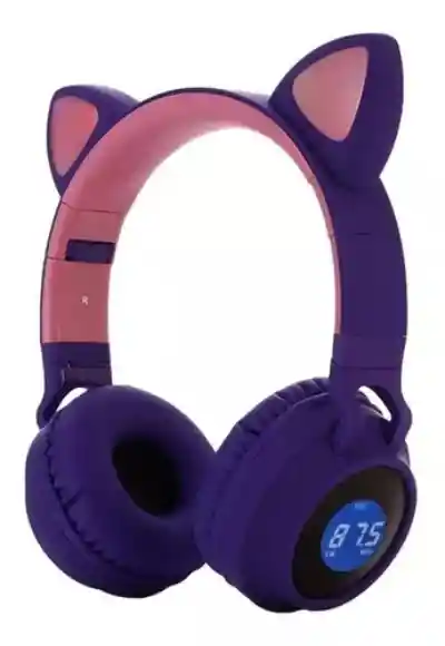 Auriculares Inalambricos Para Niños, Orejas De Gato Aresror