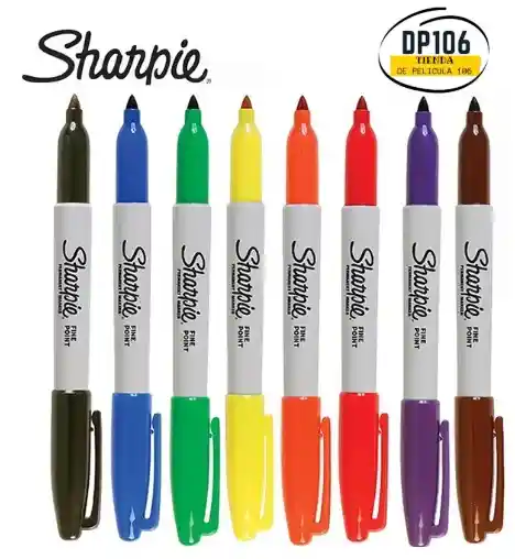 Sharpie X 8 Unidades Punta Fina Set Marcadores