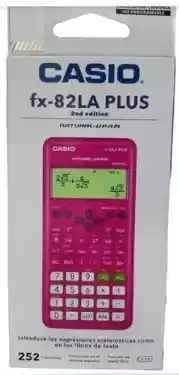 Calculadora Científica Casio Fx-82la Plus -2 Color Rosa