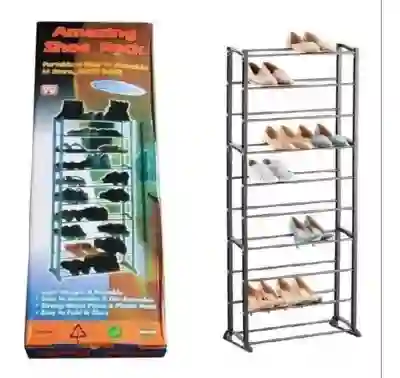 Organizador De Calzado Zapatos 30 Pares Zapatero 10 Niveles