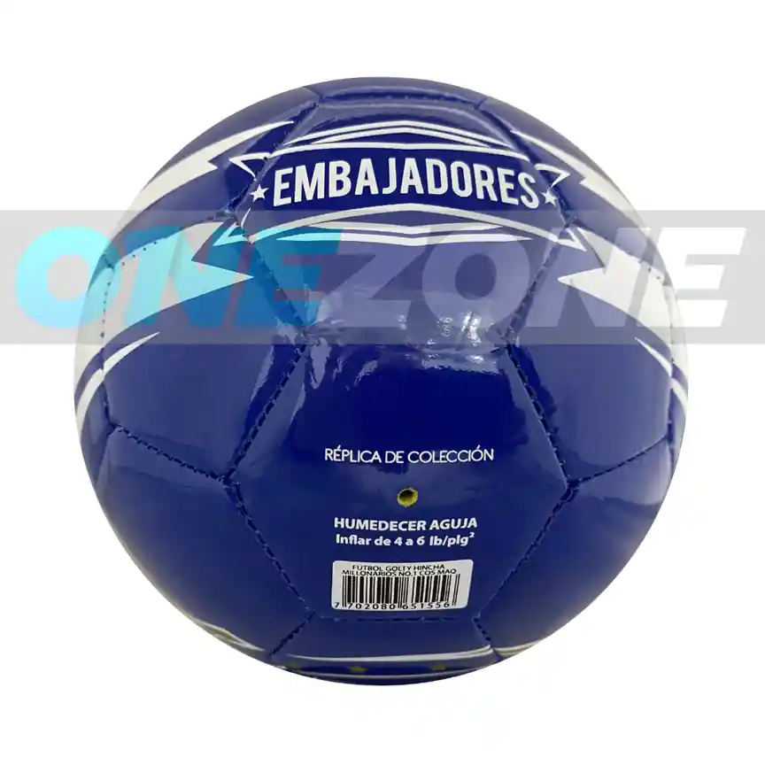 Balón Coleccionable Golty Millonarios Hincha N° 1