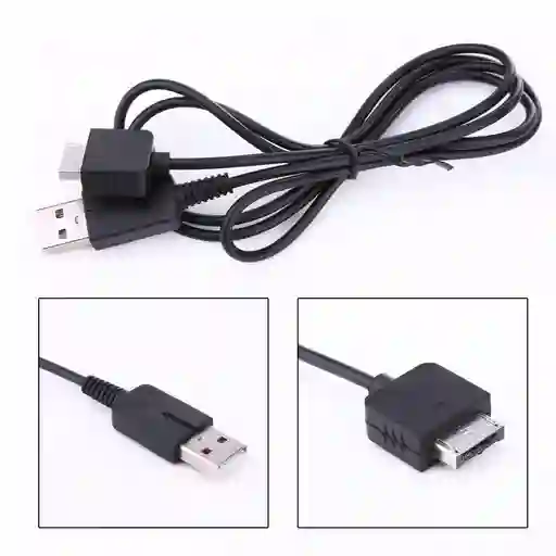 Cable Usb Carga Ps Vita Fat Playstation Vita Negro