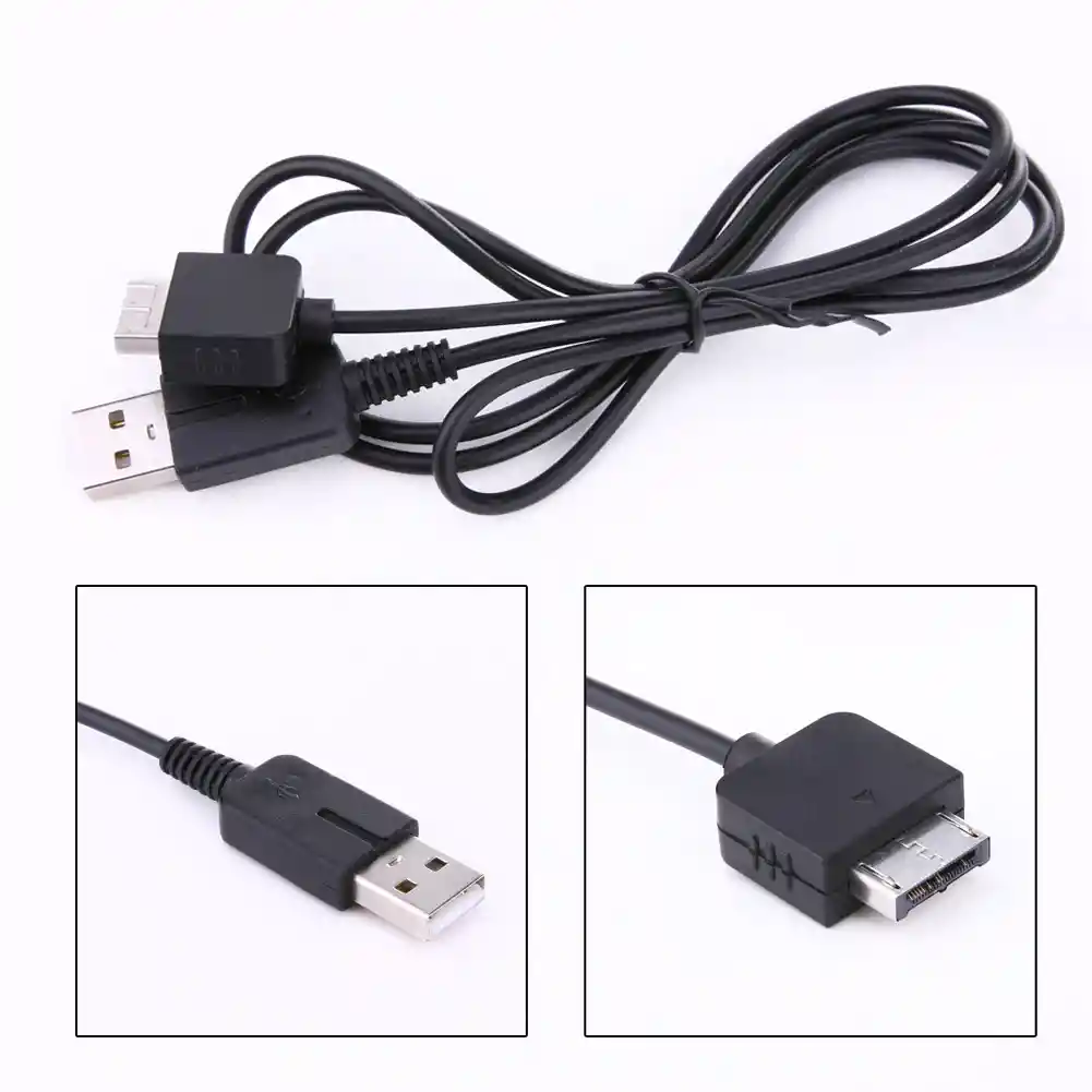 Cable Usb Carga Ps Vita Fat Playstation Vita Negro