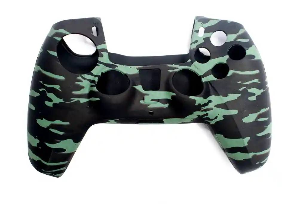 Silicona Control Ps5 Dualsense Protector Funda Play Dual 5 Verde + Negro