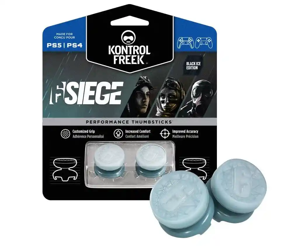Kontrol Freek Ps4 Ps5 Gamer Scuf Para Analogo Six Siege: Black Ice