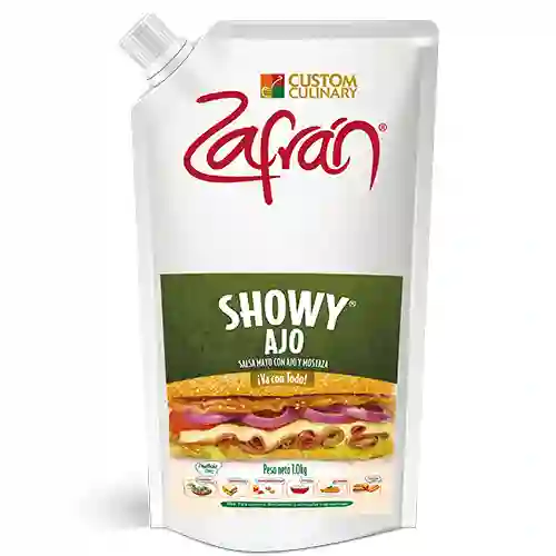 Salsa Showy Zafran Ajo 1 Kg