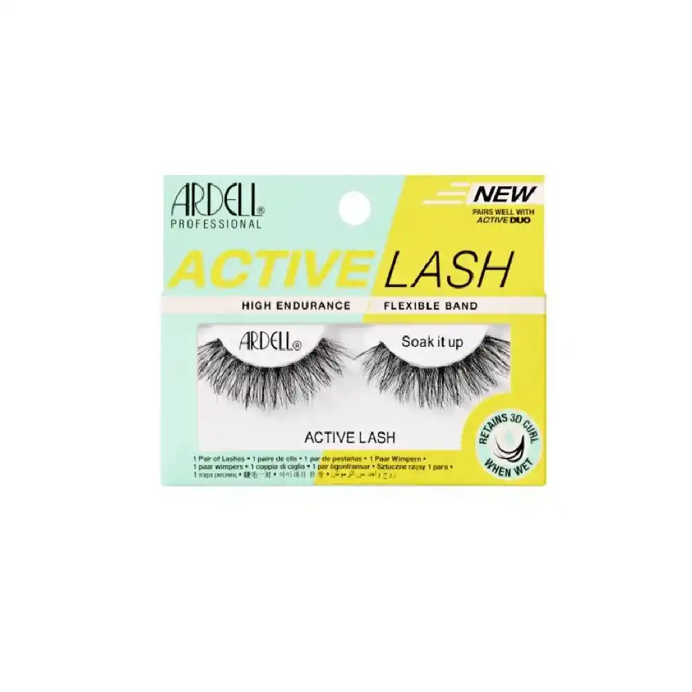 Pestañas Ardell Active Lashes Soak It Up