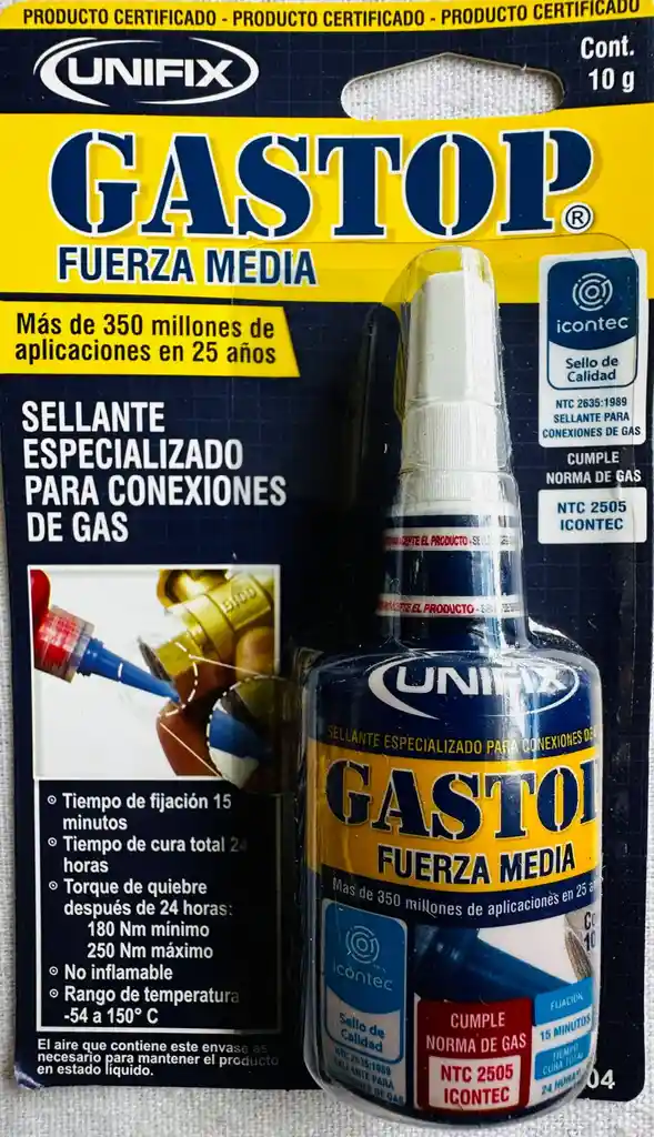 Gastop Fuerza Media X 10 Gr Unifix