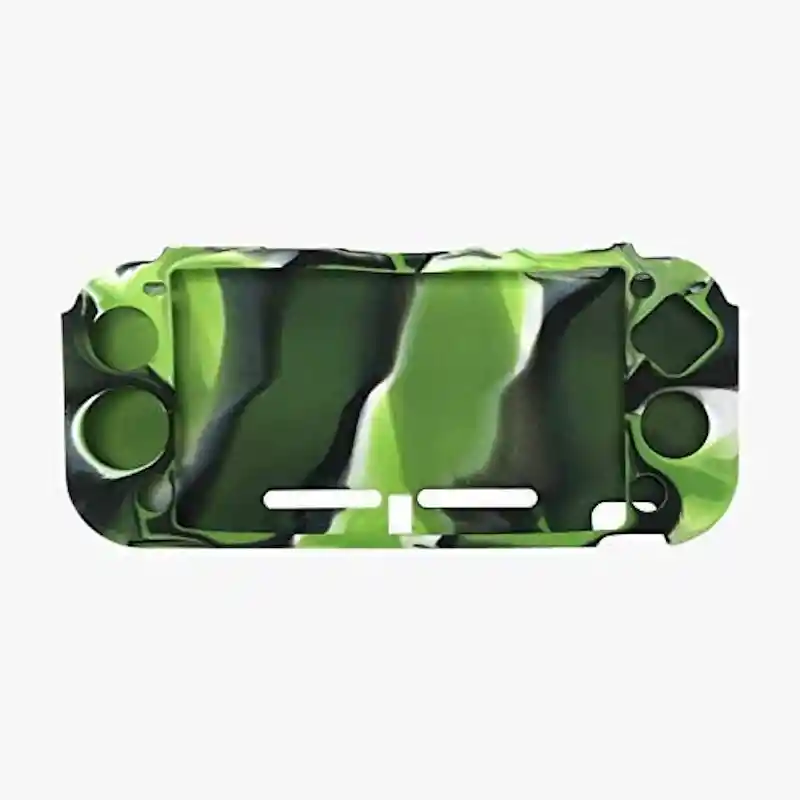 Funda Protectora Silicona Switch Lite Verde + Negro + Blanco