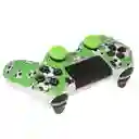 Forro Silicona Especial Control Ps4 Grips Gratis Futbol Verde