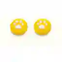 Protector Analogo Grips X2 Para Nintendo Switch Huella Amarillo