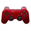 Control Inalambrico Recargable Compatible Con Ps3 Rojo