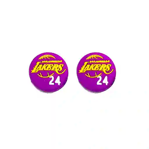 Protector Analogo Grips X 2 Unidades Lakers 24 Morado