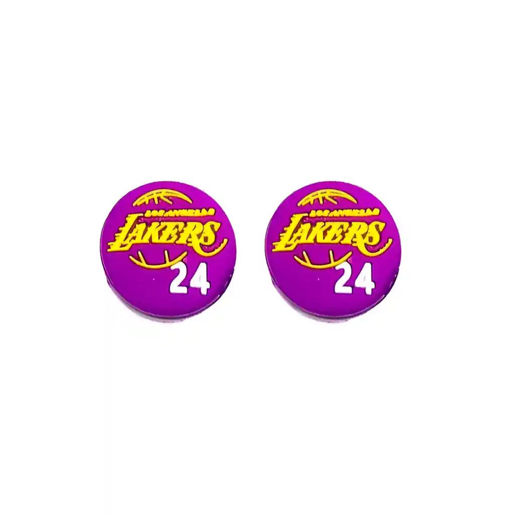 Protector Analogo Grips X 2 Unidades Lakers 24 Morado