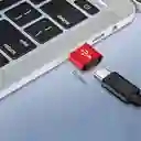 Adaptador Convertidor Usb A Tipo C Rojo