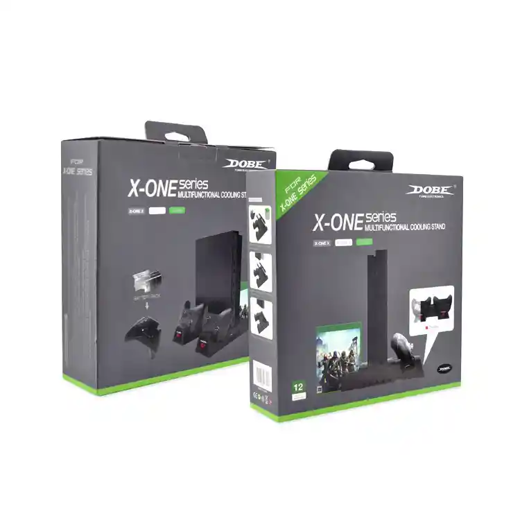 Base Refrigerante Multifuncional Xbox Series + 2 Baterias Recargables Xbox One Series