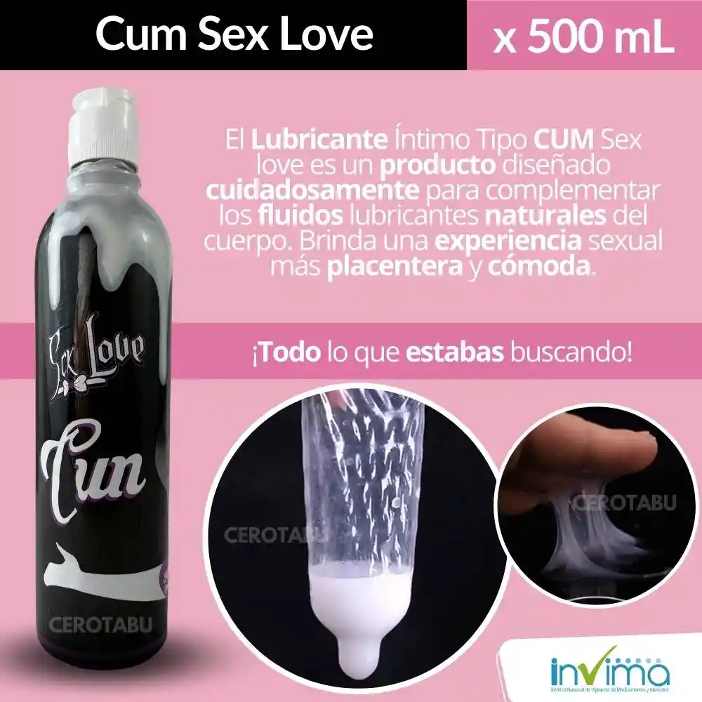 Lubricante Intimo Cum Simula Eyaculacion Mujer 500 Ml Squirt