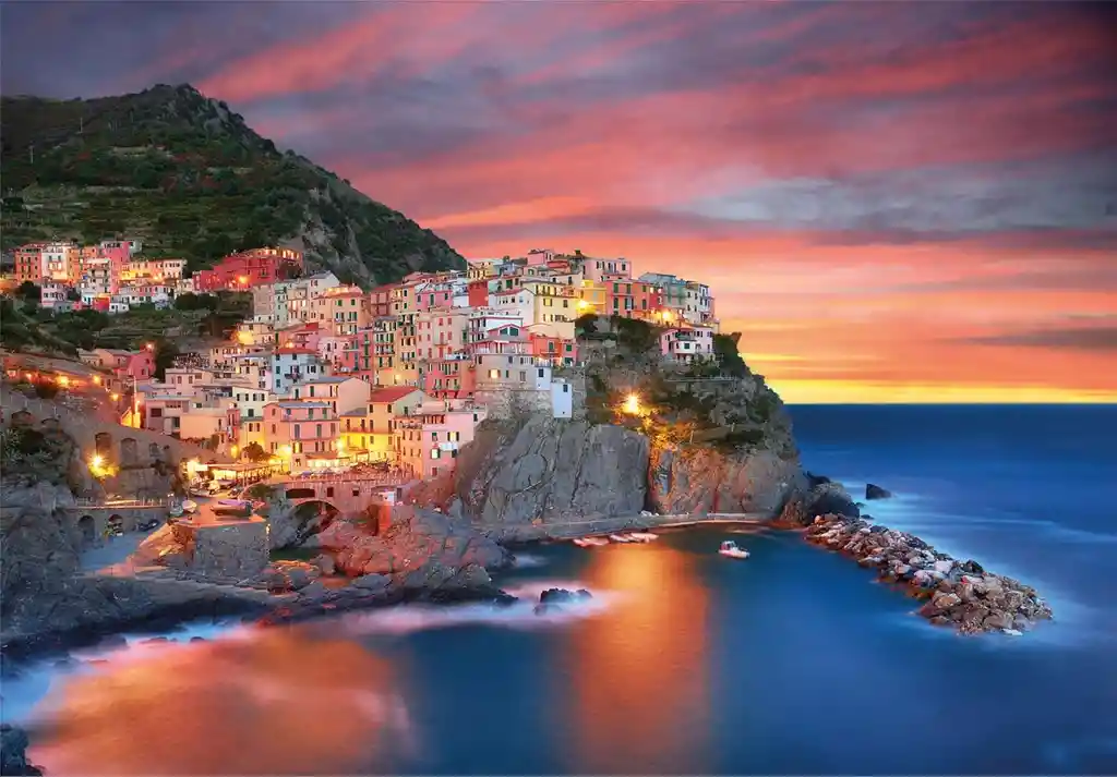 Rompecabezas 1000 Piezas Paisaje De Manarola En Italia