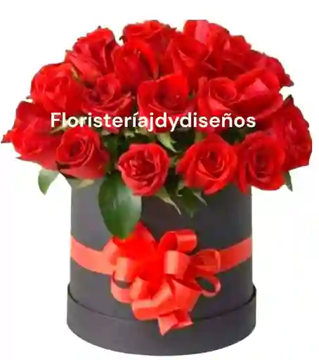 Cilindrlo En Rosas Rojas
