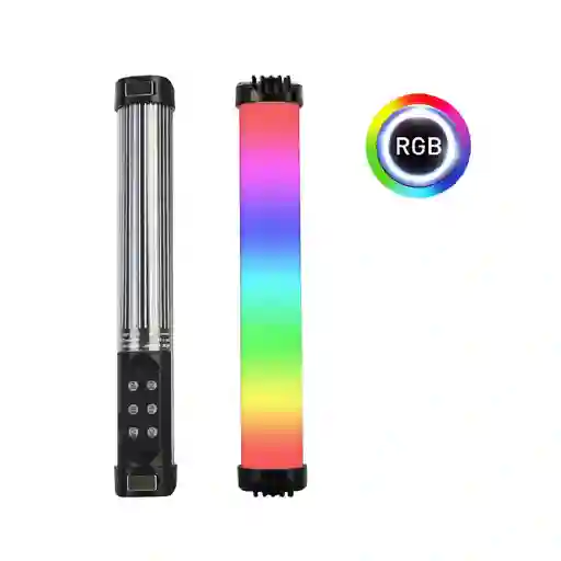 Luz Led Profesional Ajustable Recargable Rítmica Rgb